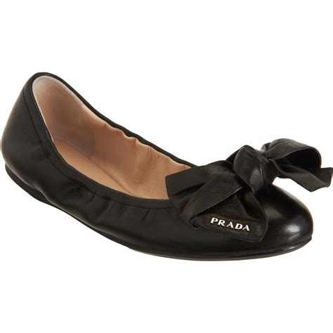 prada bow flats on sale|Prada bow ballerina flat.